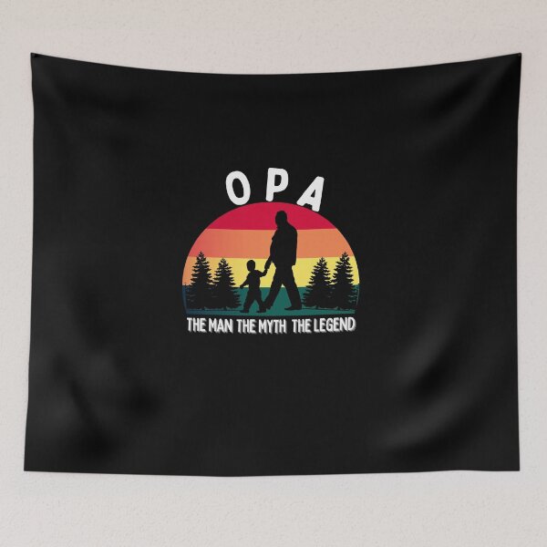 Item preview, Opa The Man The Myth The Legend Shirt designed and sold by biwdrawing.