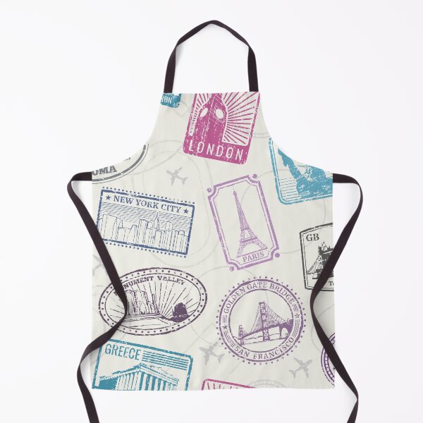 Item preview, Famous World Monuments Seamless Pattern designed and sold by Peekonet.