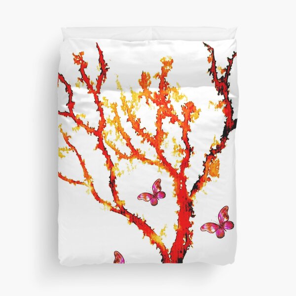 Butterflies in Flight Duvet Cover