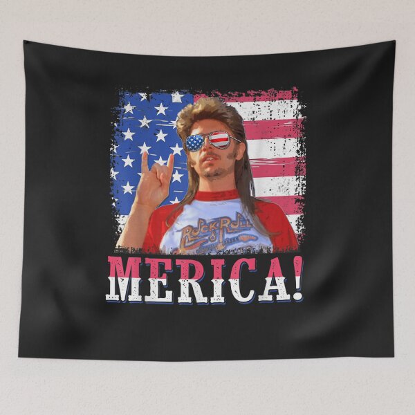 Item preview, Funny Joe_Dirt's Merica 4th Of July American Flag T-Shirt designed and sold by Busan-Benfica.