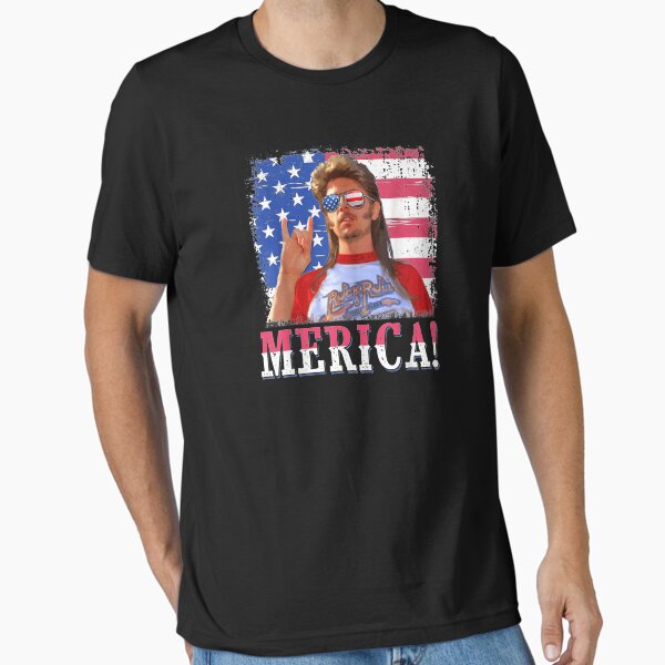 Item preview, Funny Joe_Dirt's Merica 4th Of July American Flag T-Shirt designed and sold by Busan-Benfica.