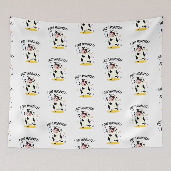 Item preview, I Got Moooves Funny Cow Puns  designed and sold by punnybone.