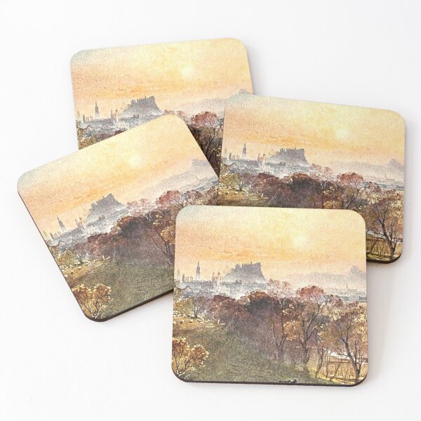 Item preview, Vintage Illustration of Edinburgh from the West designed and sold by yourscotland.