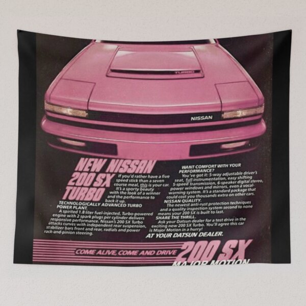 Item preview, vintage Nissan turbo 200sx  designed and sold by edithbennett.