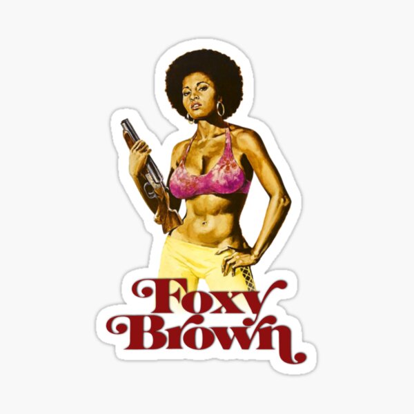 Brun Foxy Sticker