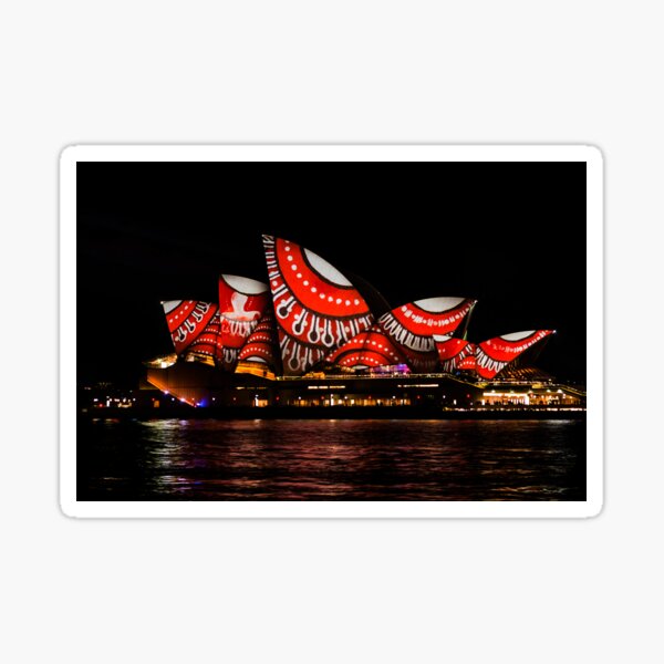Sydney Vivid 10 Dot Art 3 Sticker