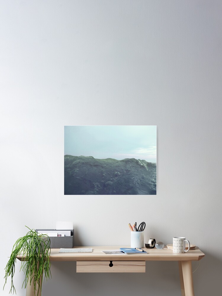 Thumbnail 2 of 3, Poster, Ocean Blue designed and sold by Public.