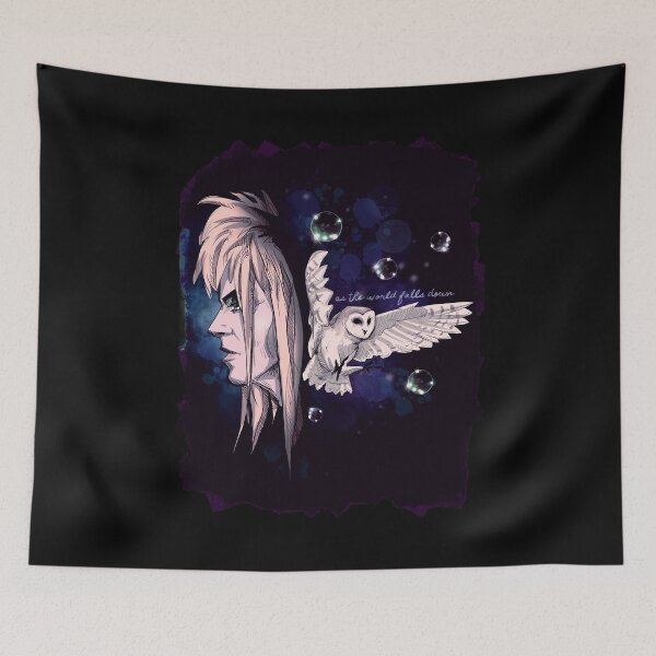 Item preview, As The World Falls Down Labyrinth goblin king movie Halloween Christmas designed and sold by LabyrinthXuanH.