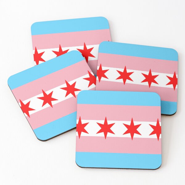 Item preview, chicago trangender pride flag designed and sold by m0thteeeth.