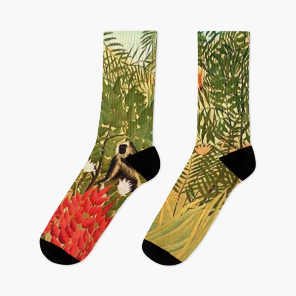 Item preview, Henri rousseau - Tropical forest with apes designed and sold by Vivanne-art.