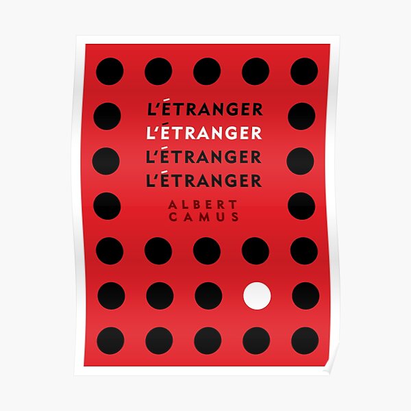 L'Étranger d'Albert Camus Poster