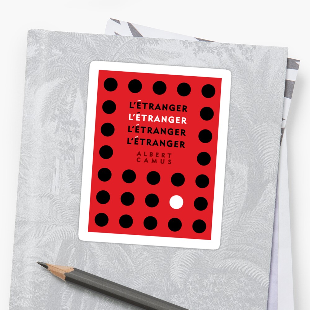 the-stranger-by-albert-camus-stickers-by-exyoumerch-redbubble