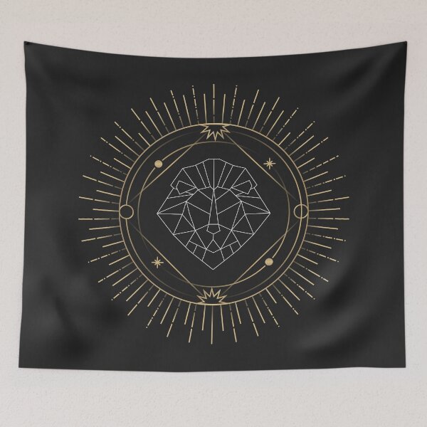 Item preview, Geometric Lion Astrological Tarot Card designed and sold by Peekonet.
