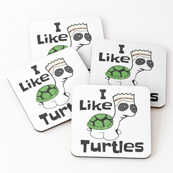 Item preview, I Like Turtles designed and sold by SoldMescaline.