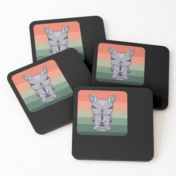 Item preview, Ein Nashorn in der Natur mit Zoo designed and sold by Spirit-Designs.
