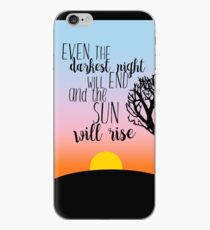 Vinilo o funda para iPhone Cita de la salida de Les Miserables