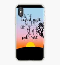 Vinilo o funda para iPhone Cita de la salida de Les Miserables