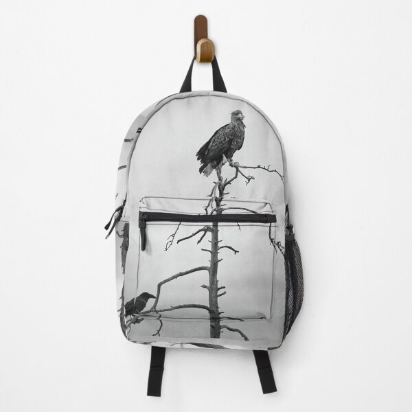 Item preview, The King and Lackey. White-tailed eagle and raven bw designed and sold by Jouko Lehto Photography.