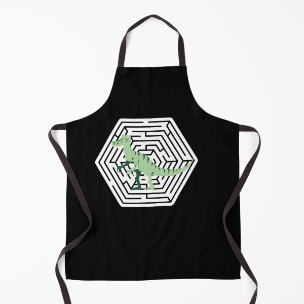 Item preview, Dinosaurier im Sechseck mit Steinzeit designed and sold by Spirit-Designs.