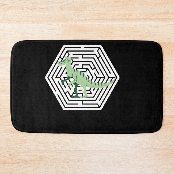 Item preview, Dinosaurier im Sechseck mit Steinzeit designed and sold by Spirit-Designs.