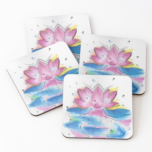 Item preview, Acuarela Loto designed and sold by B1bb0.