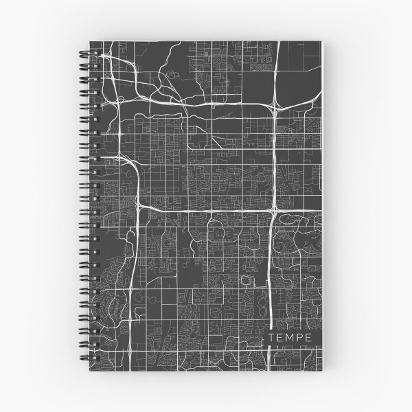 Item preview, Tempe Map, USA - Gray designed and sold by MainStreetMaps.