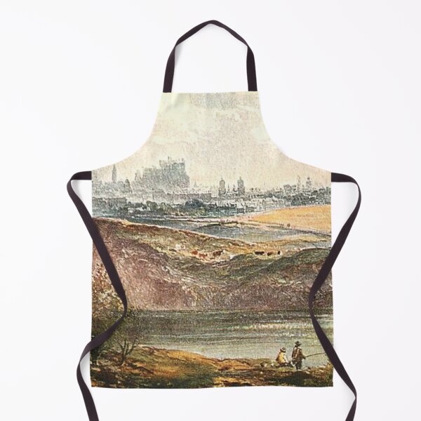 Item preview, Vintage Illustration of Edinburgh from Craigleith Quarry designed and sold by yourscotland.