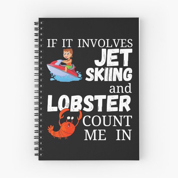 Item preview, Jet Skiing and Lobster t-shirt design designed and sold by PinkArtDesigns.