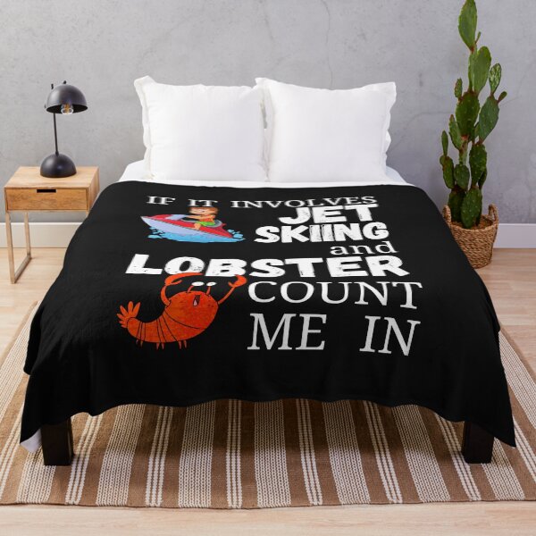 Item preview, Jet Skiing and Lobster t-shirt design designed and sold by PinkArtDesigns.
