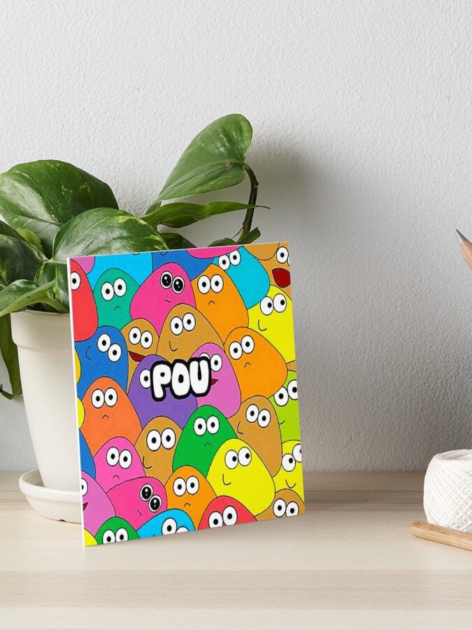 Pou Art Board Print for Sale by milahcxd5