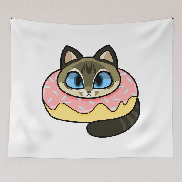 Item preview, Lynx Point Siamese Donut Cat designed and sold by SpindleSpice.