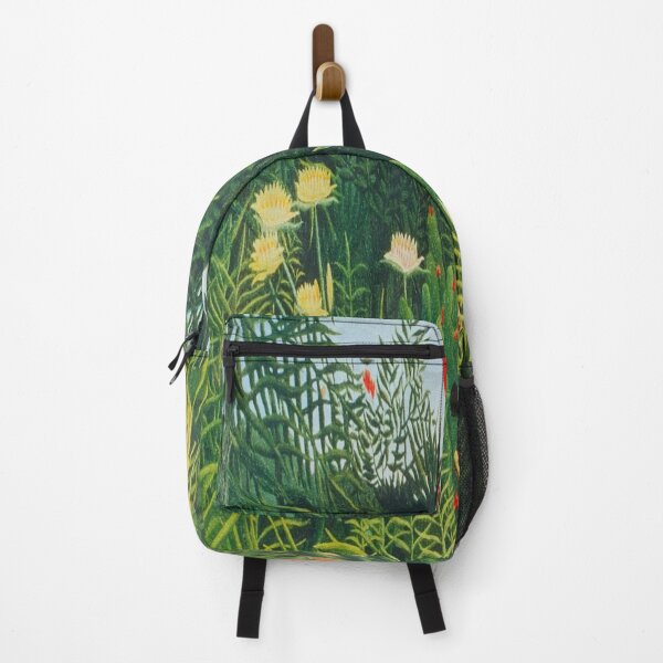 Item preview, Henri rousseau - negro attacked by a tiger designed and sold by Vivanne-art.
