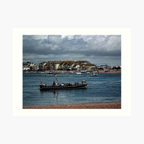 Shaldon Ferry Boat Art Print