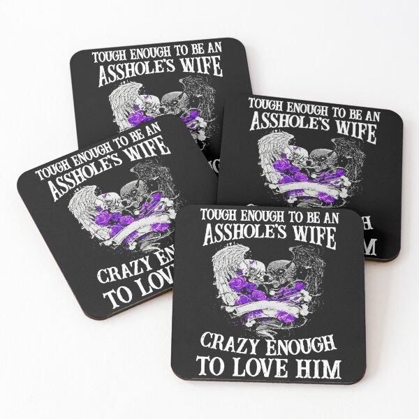 Item preview, Tough Enough To Be An Assholes Wife Crazy Enough To Love Him Sugar Skull, Designer designed and sold by JulioEetrada.