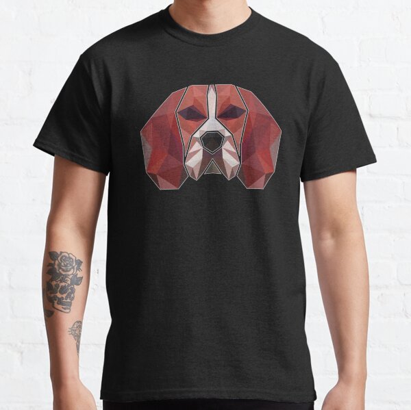 Item preview, Red Low Poly Hound designed and sold by Spoudy's Shop.