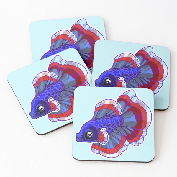 Item preview, Cute Chibi Betta Fish designed and sold by itcouldbechibi.