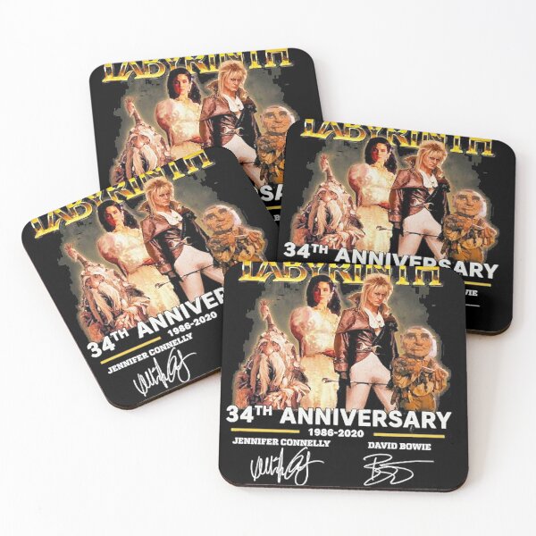 Item preview, Labyrinth 34th anniversary 1986 2020 thank You for the memories signatures king movie Halloween Christmas designed and sold by LabyrinthXuanH.