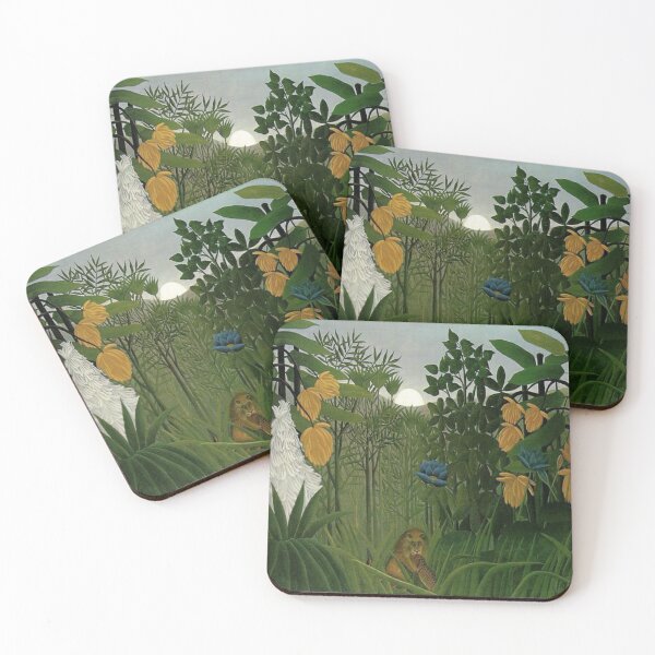 Item preview, Henri rousseau - The Repast of the lion designed and sold by Vivanne-art.