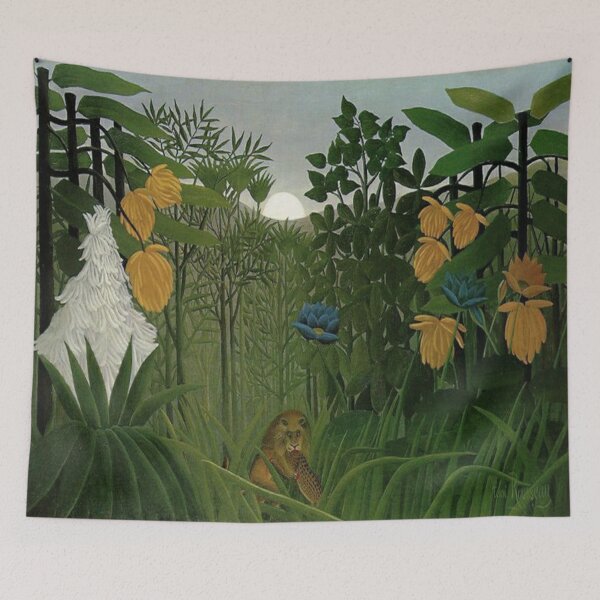 Item preview, Henri rousseau - The Repast of the lion designed and sold by Vivanne-art.