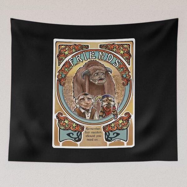 Item preview, Labyrinth Art Nouveau Tribute goblin king movie Halloween Christmas designed and sold by LabyrinthXuanH.
