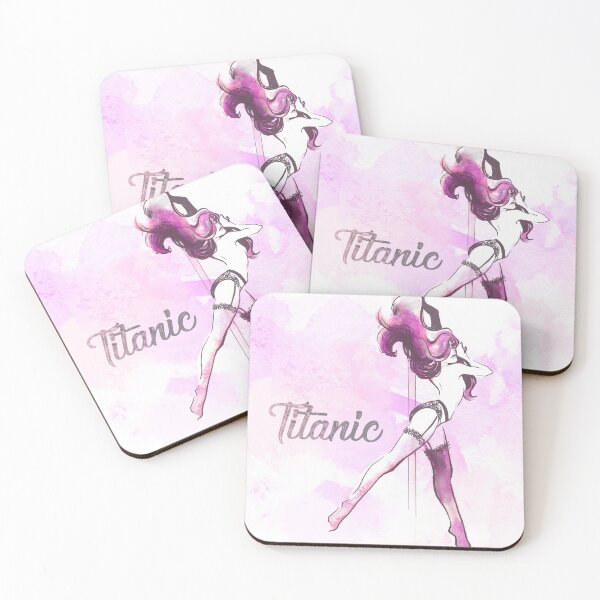 Item preview, Watercolor Exotic Pole Dancer - Pink Titanic designed and sold by Leiratorii.