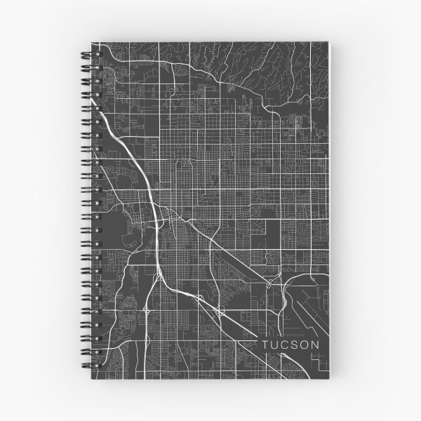 Item preview, Tucson Map, USA- Gray designed and sold by MainStreetMaps.