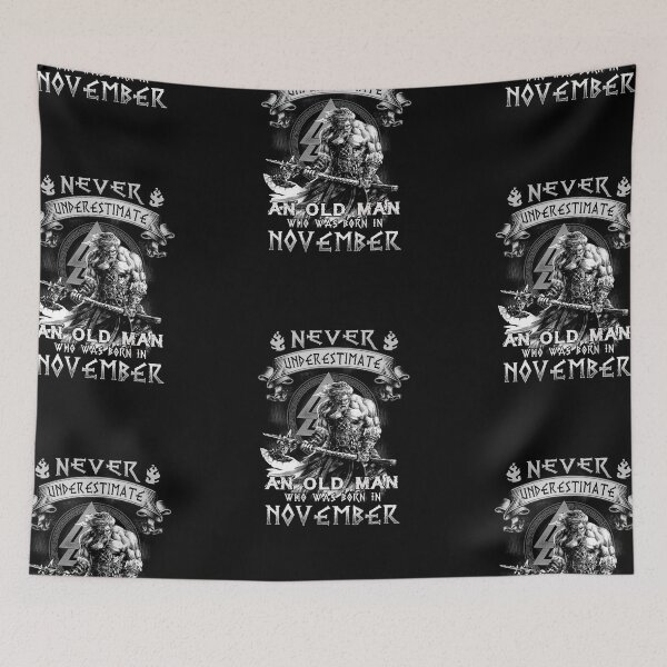 Item preview, Mens Never Underestimate An Old Man Who Was Born In November designed and sold by patriciaa12.