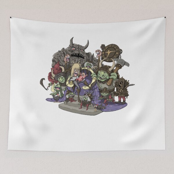Item preview, Labyrinth Goblin, Goblin King and Baby movie Halloween Christmas designed and sold by LabyrinthXuanH.
