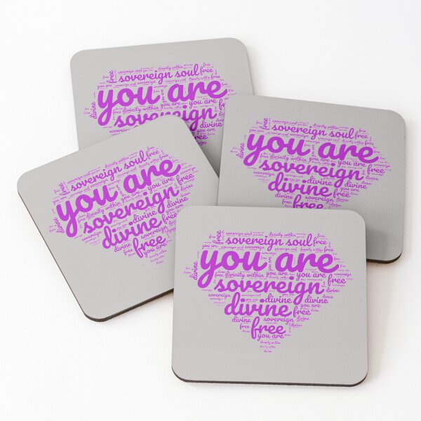 Item preview, You Are Sovereign, Divine, Free,Purple Diamond  Word Cloud Self Love, Self Care designed and sold by TheLomiLoveBus.