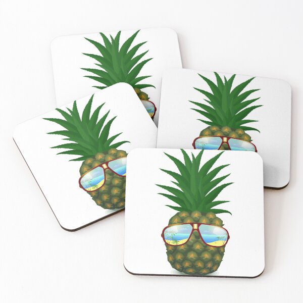 Item preview, Pineapple wearing sunglasses | Summer designed and sold by DynastyArt.