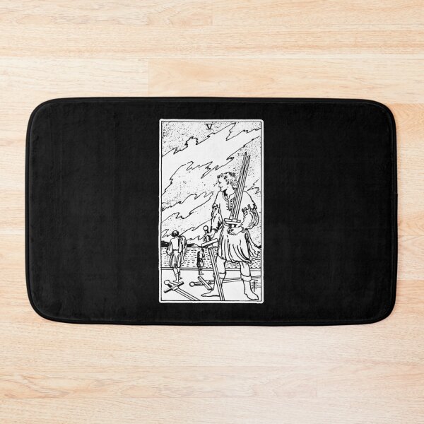Item preview, Five of Swords - V of Sowrds - Tarot Card - Major Arcana - fortune telling - occult designed and sold by createdezign.