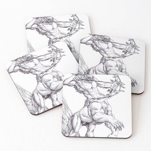 Item preview, The archer (black and white) designed and sold by Furiarossa.