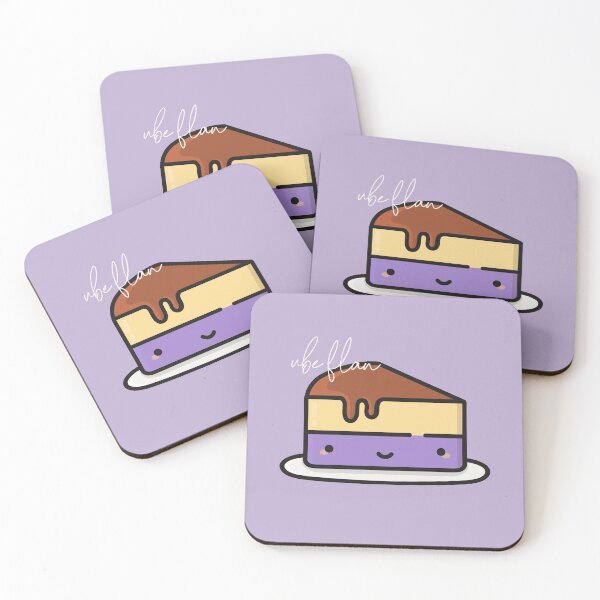 Item preview, Ube Flan Cake Icon: Filipino Dessert designed and sold by Jami Draws.