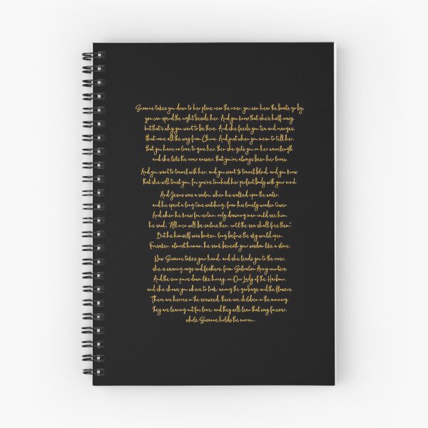 Item preview, Suzanne - Leonard Cohen (lyrics) v.2 designed and sold by x1brett.